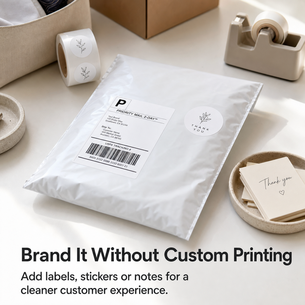 Justpak Everyday Mailers– Clean White, 25×35cm