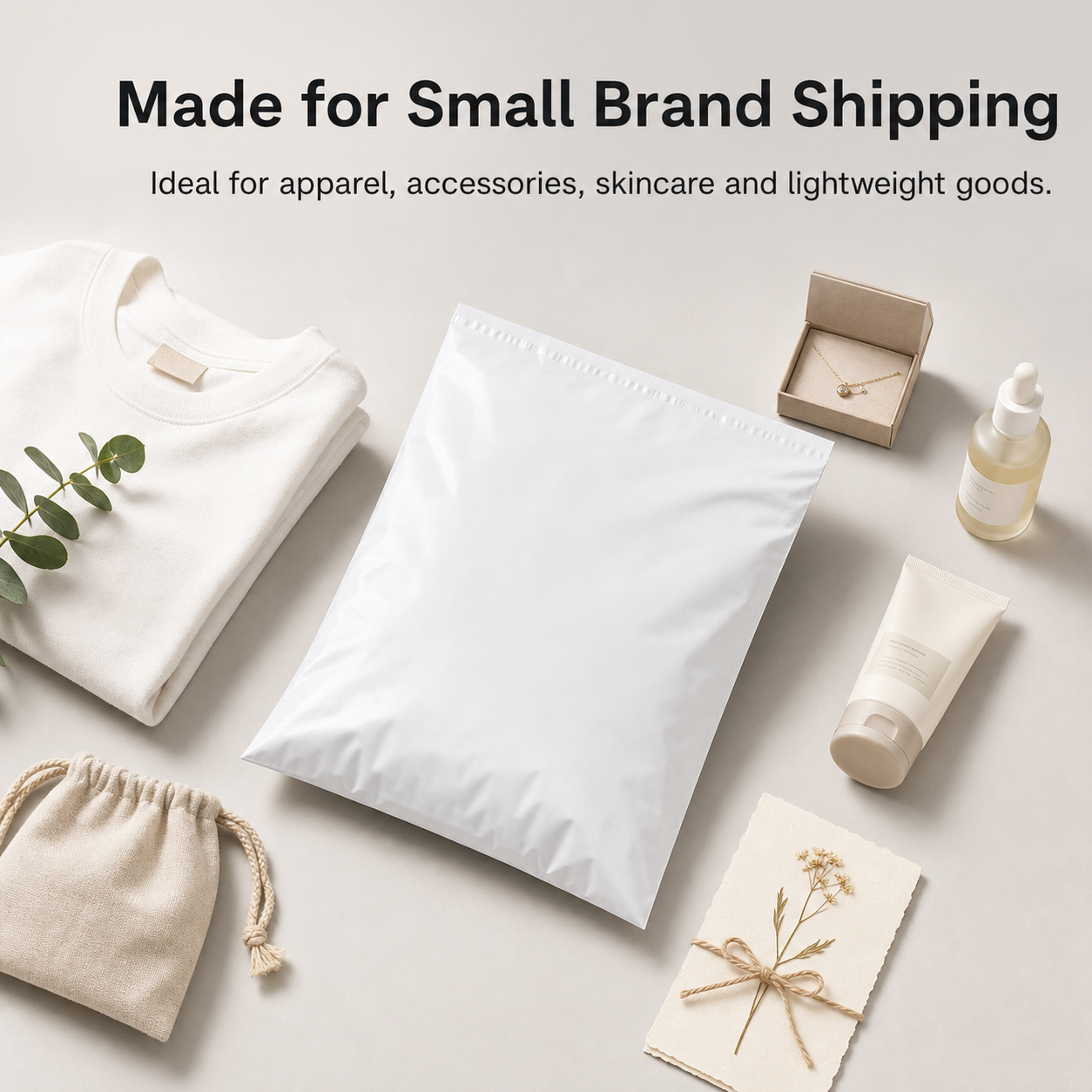 Justpak Everyday Mailers– Clean White, 25×35cm