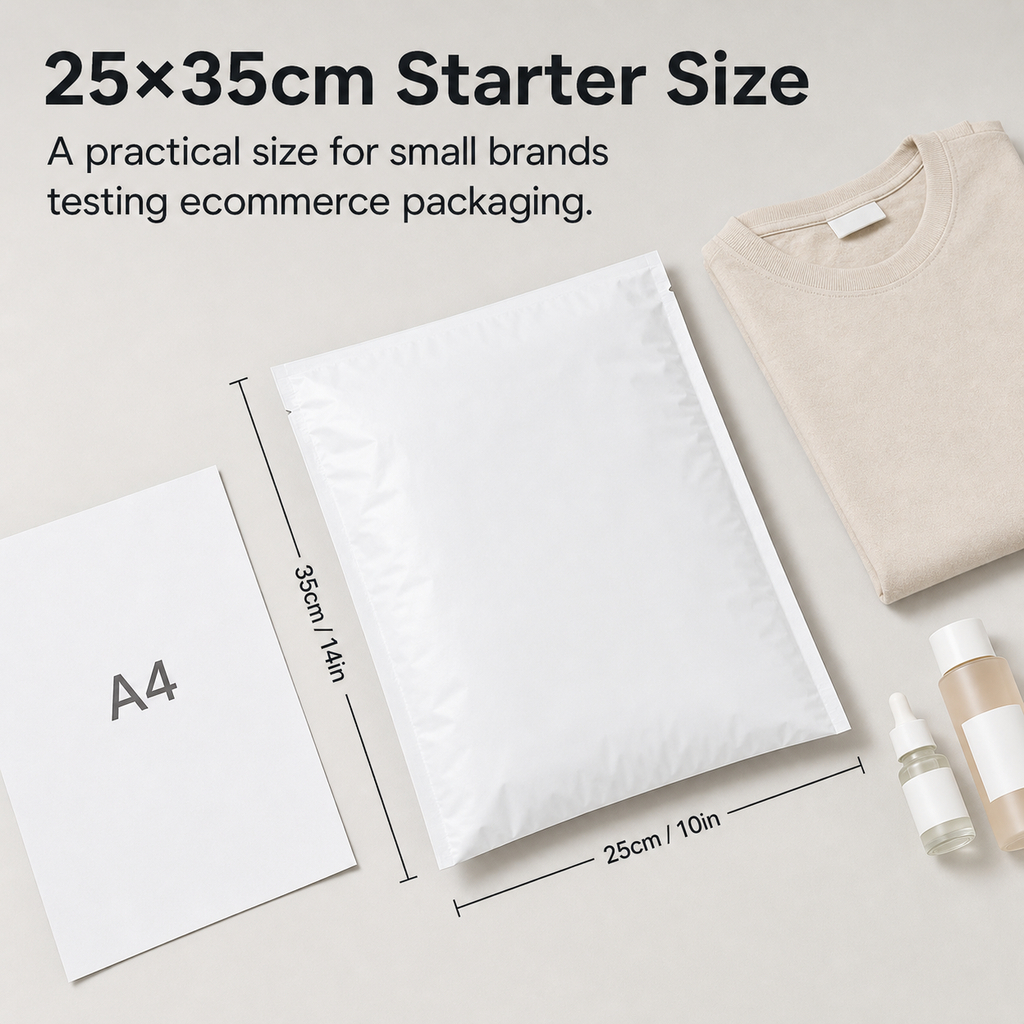 Justpak Everyday Mailers– Clean White, 25×35cm