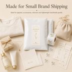 Small brand shipping setup for apparel, accessories, skincare and handmade goods
